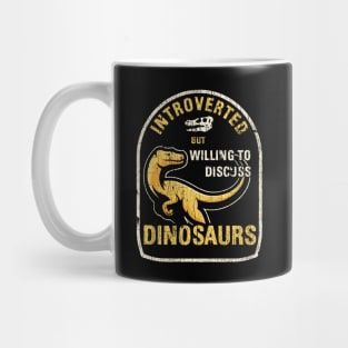 Introverted but Dinosaurs Mug